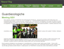 Tablet Screenshot of guardiecologiche.it